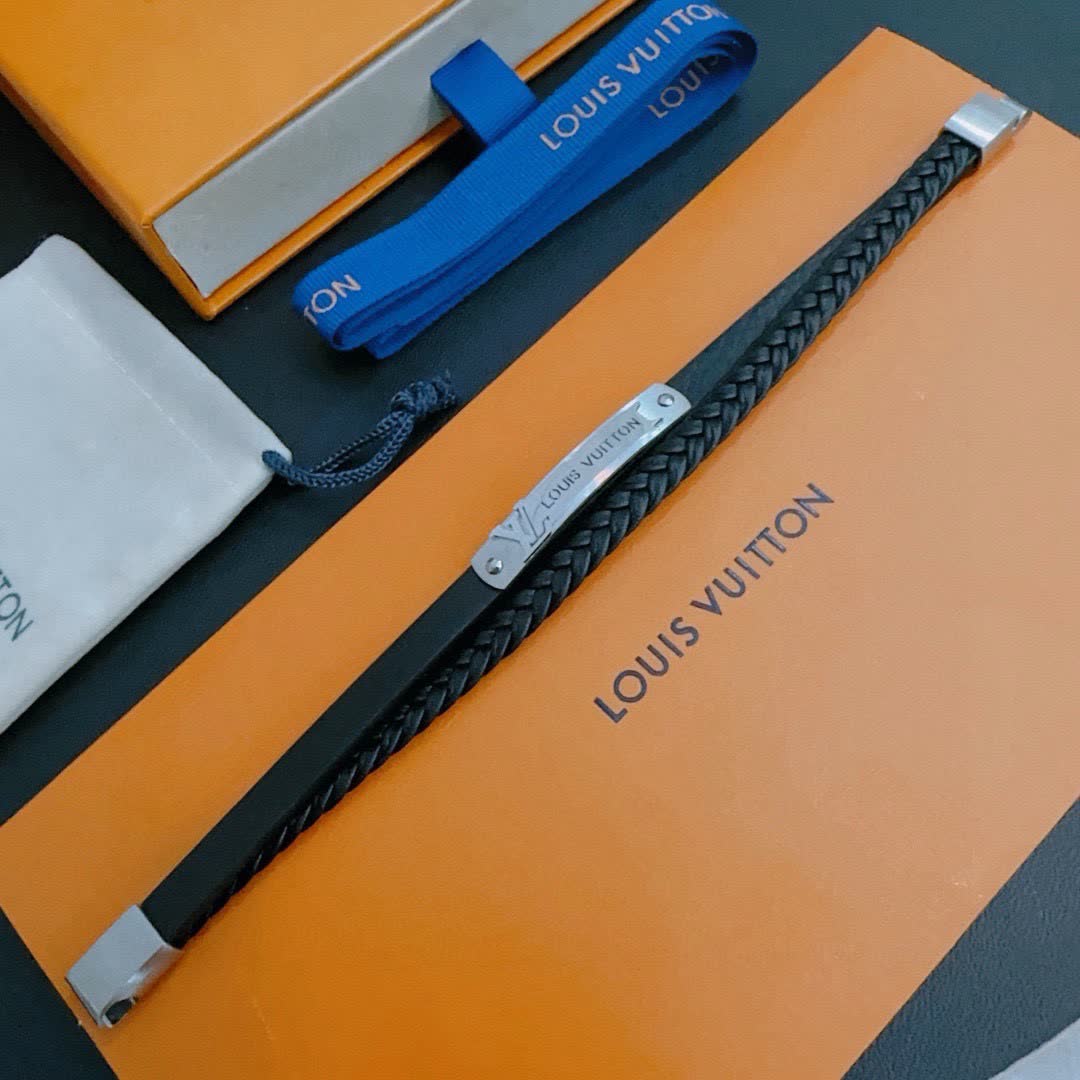 Louis Vuitton Leather Bracelet